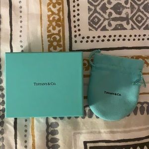 Tiffany and co box and pouch in PERFECT condition